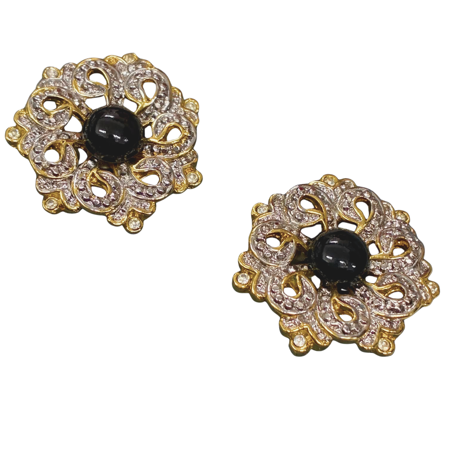 Avon Jewellery Floral Necklace And Earring Set