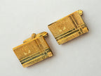 Vintage Lanvin Gold Plated Cufflinks
