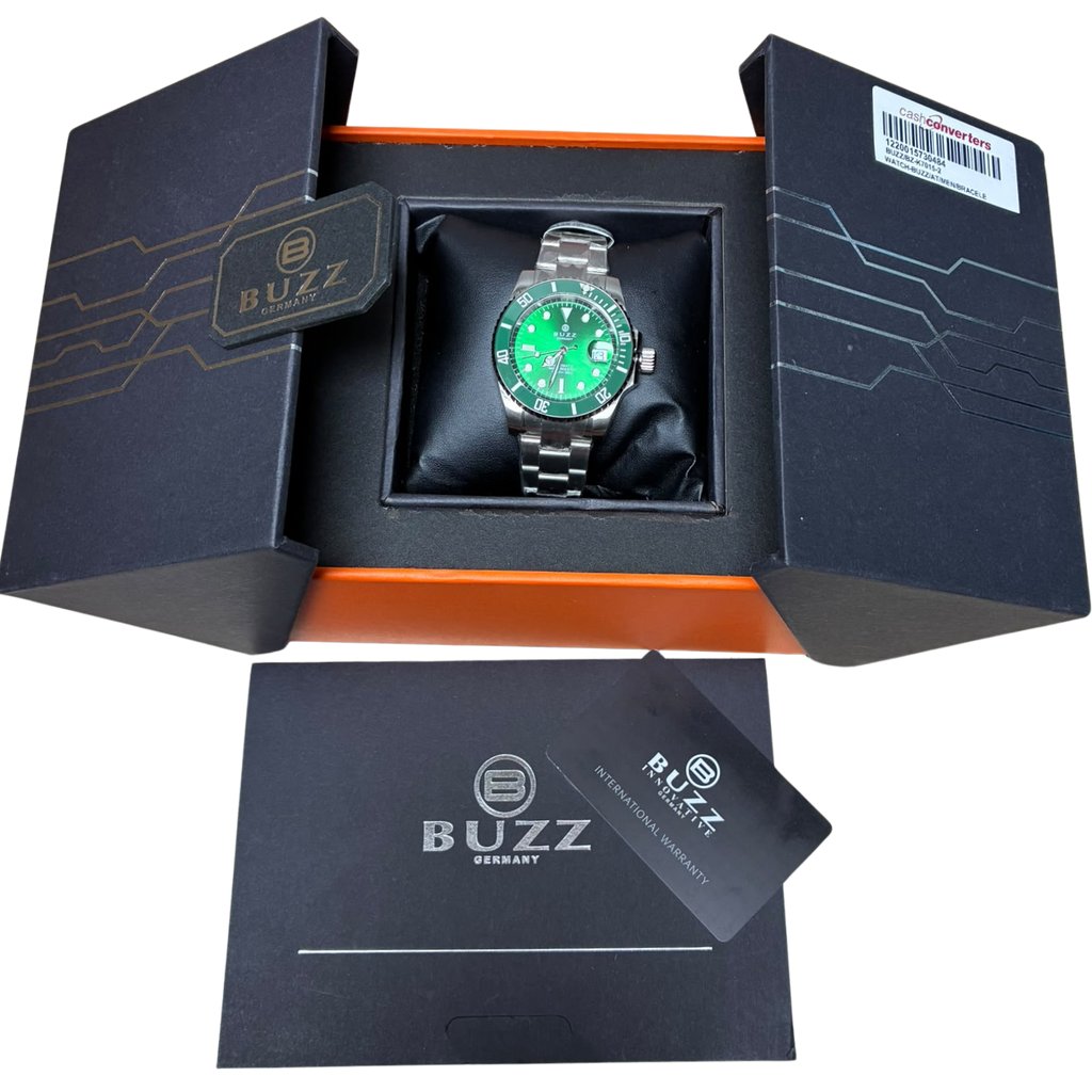 Buzz Germany BZK70152 Mens Stainless Steel Automatic Watch