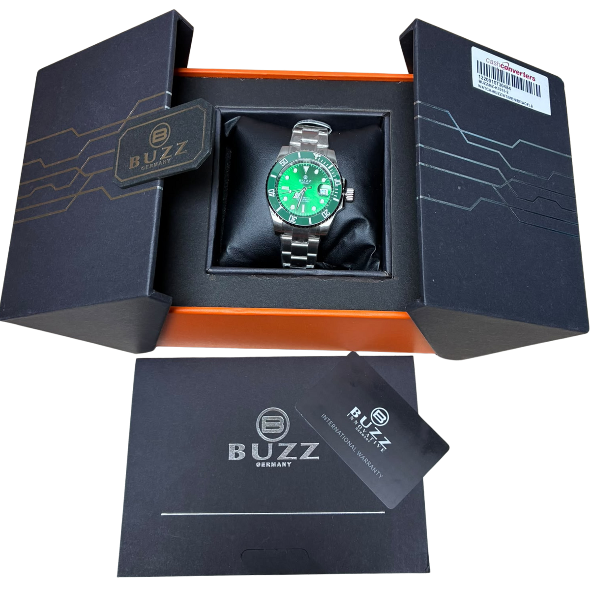 Buzz Germany BZK70152 Mens Stainless Steel Automatic Watch