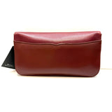 Cartier, MUST DE CARTIER Burgundy Leather Clutch Pochette