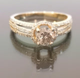 14K YG Diamond Ring