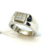 750WG Princess Cut Diamond Ring