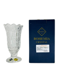 Bohemia Crystal Vase 17cm Tall Clear