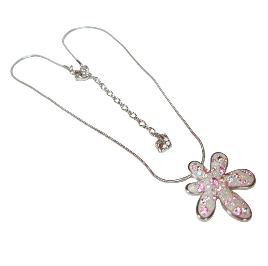 Swarovski Botanic Collection Swarovski Crystal Flower Pendant Necklace