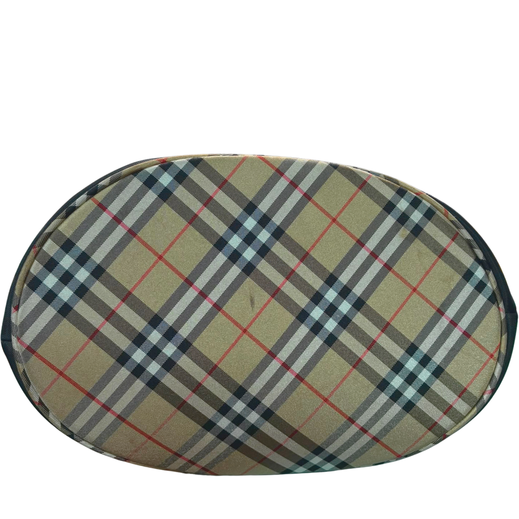 Burberry Blue Label Nylon Bucket Tote