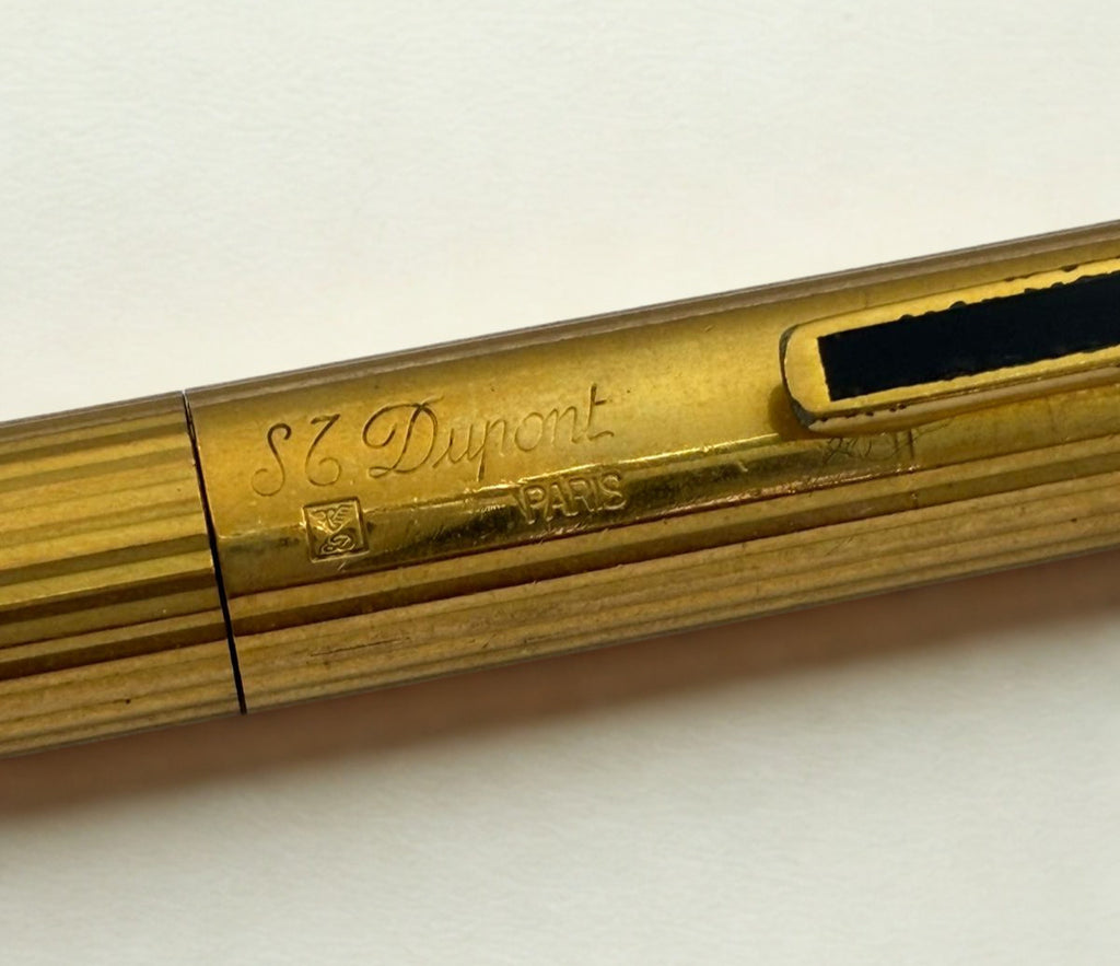 ST Dupont Classique Model Gold Plated Ballpoint Pen