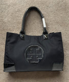 Tory Burch Ella Nylon Mini Tote Bag Black