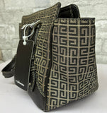 Vintage Givenchy 4G Monogram Canvas And Leather Handbag