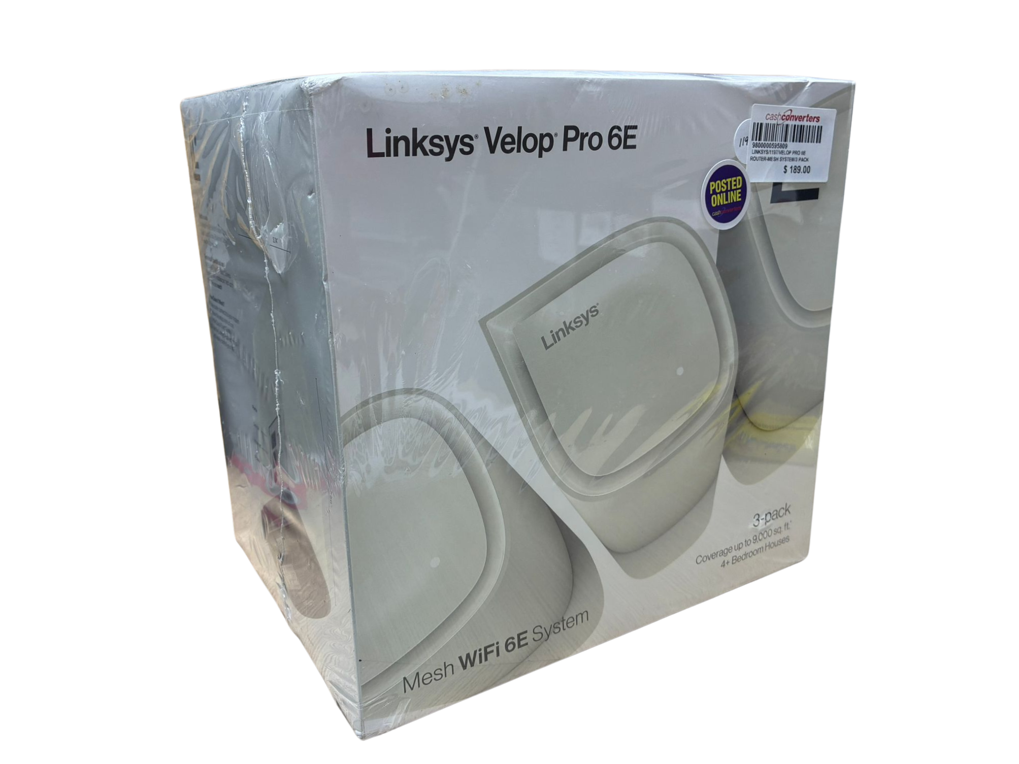 Linksys Velop Pro WiFi 6E Mesh System 3 Pack