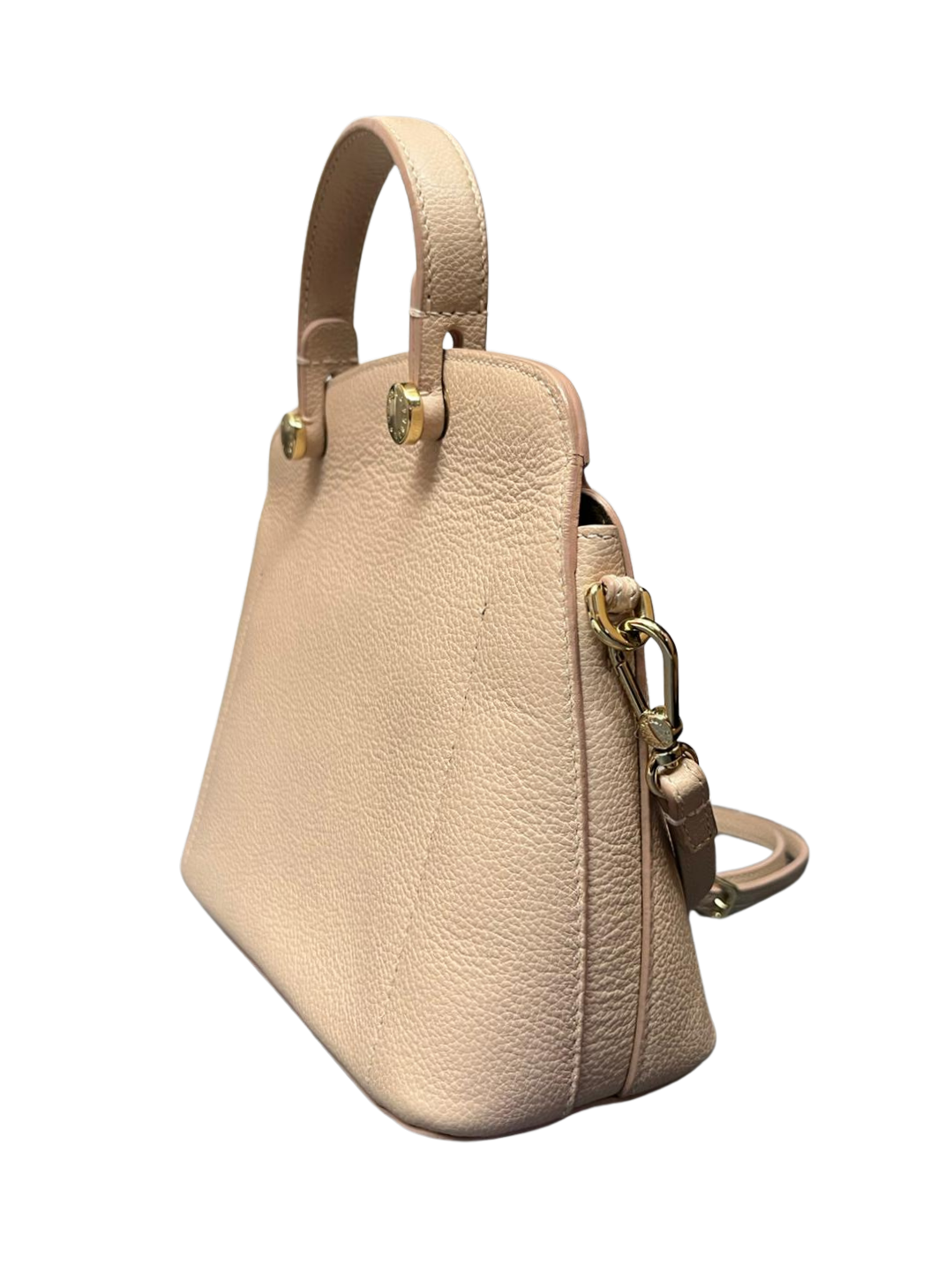 Furla Beige Leather Small My Piper Top Handle Bag