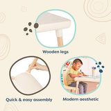 B Toys B Spaces Table And Chair Set Ivory