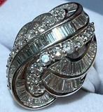 PT900 MD 4.00 16.9G Size 7.5 Diamond Ring