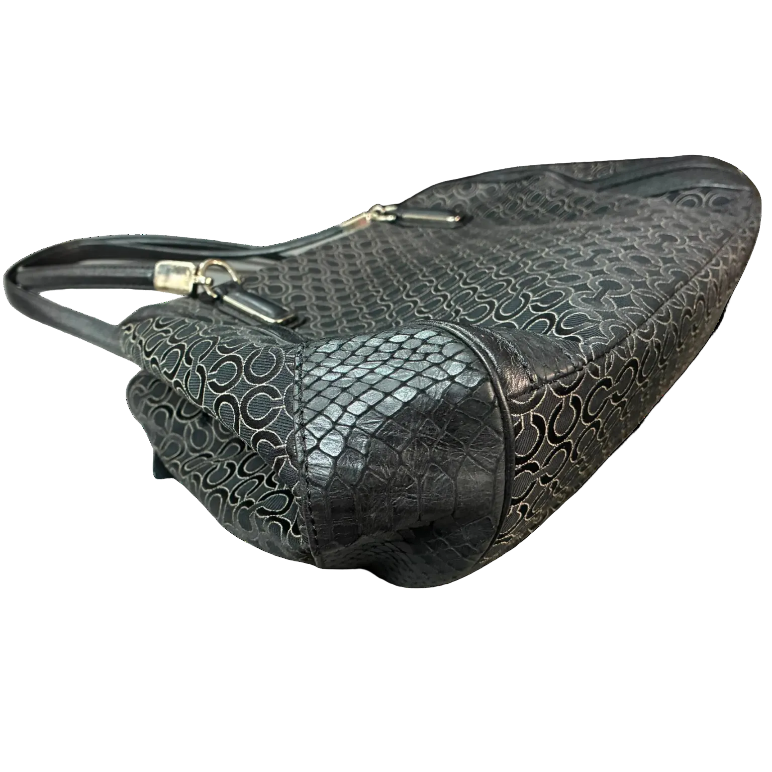 Coach Madison Op Art Pearlescent Madeline East West Satchel