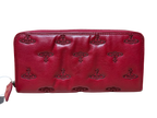 Vivienne Westwood Red Embossed Orb Long Wallet