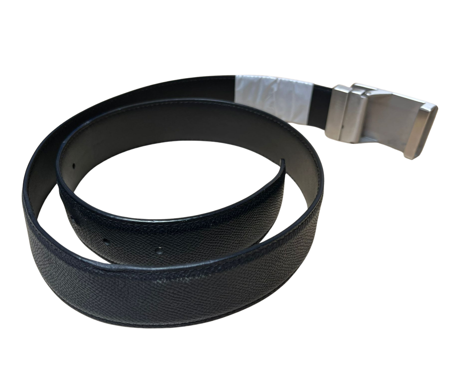 Braun Buffel Leather Belt Black