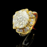 Diamond 18K Yellow Gold Lady's Ring