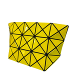 Bao Bao Issey Miyake Yellow Geometric PVC Clutch