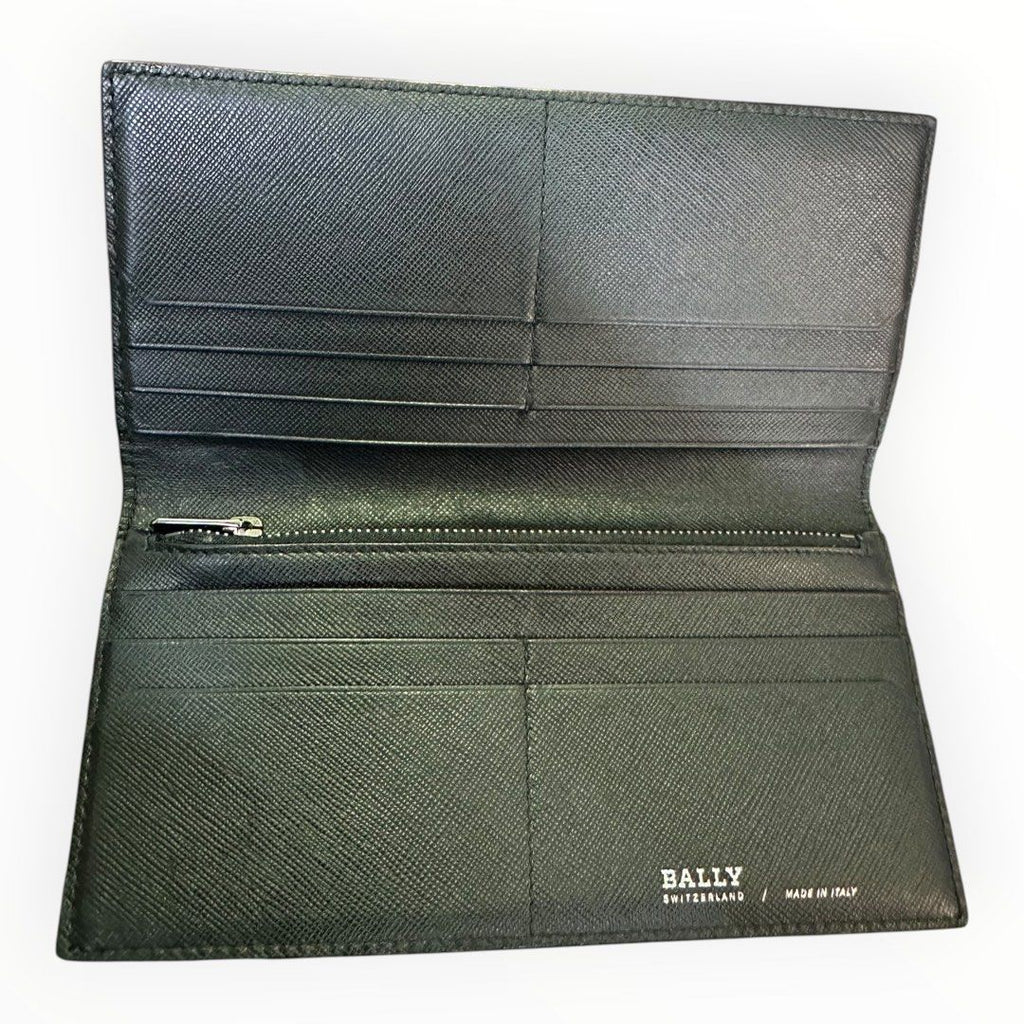 Bally Long Black Wallet