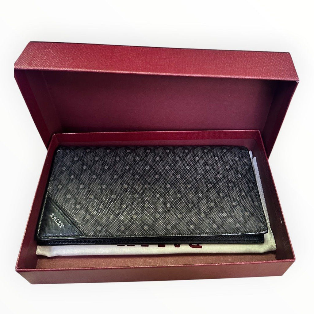 Bally Long Black Wallet