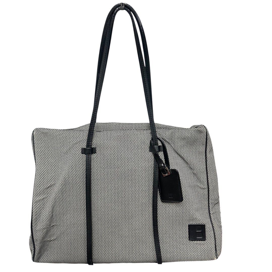 Bally Canvas & Leather Tote Bag
