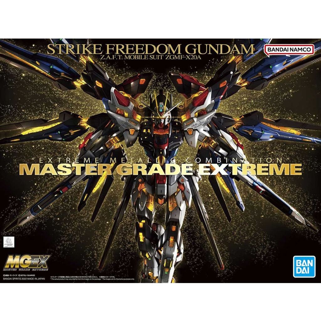 Bandai MGEX 1/100 ZGMF-X20A Strike Freedom Gundam - Master Grade Extreme Bandai Anime Model Kit