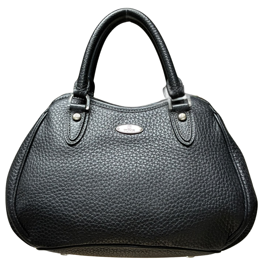 Bonia 80109200200203 Twin Handle Satchel Black