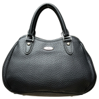 Bonia 80109200200203 Twin Handle Satchel Black