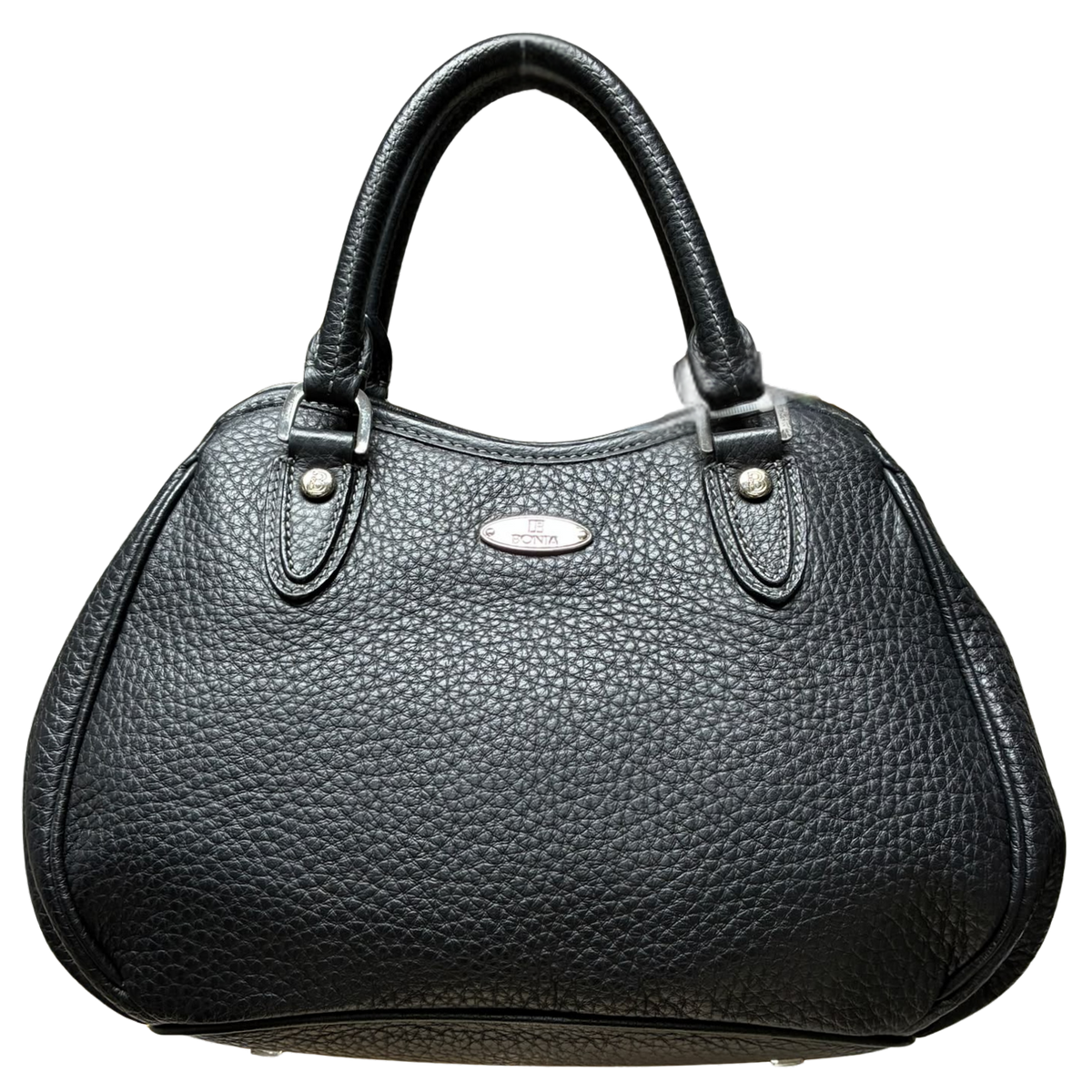 Bonia 80109200200203 Twin Handle Satchel Black