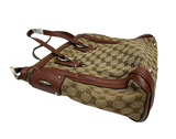 Gucci Brown Medium GG Canvas Satchel