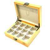 12 Slot Brown Jewellery Holder