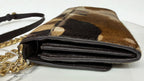 Michael Kors Jet Set Travel Camouflage Calf Hair Chain Wallet