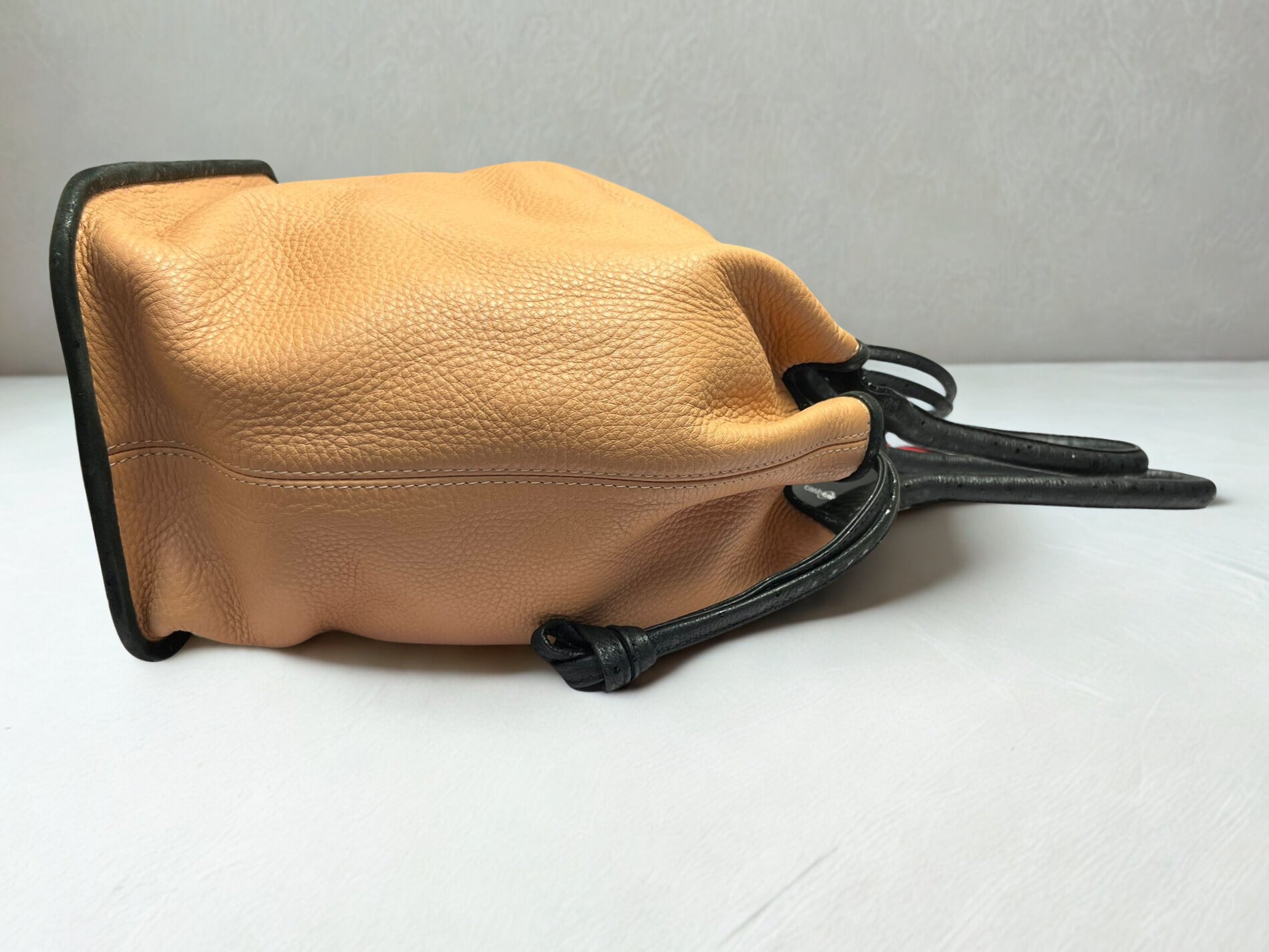 See by Chloe Pebbled Leather Bucket Drawstring Handbag