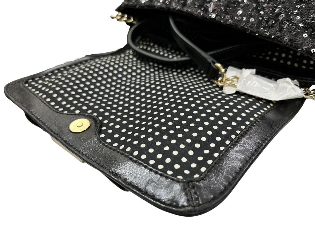 Kate Spade Primrose Hill Kaelin Sequin Evening Bag Black