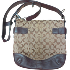 Coach F17088 Signature Buckle Shoulder Bag