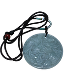 Jade Like Dragon Jade Pendant With Adjustable Cord Necklace
