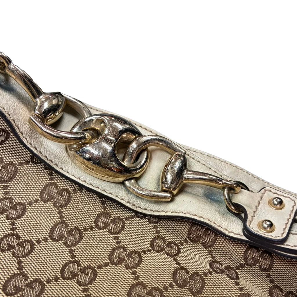 Gucci GG Canvas  Horsebit Catena Hobo Bag