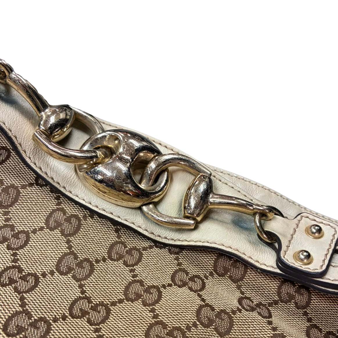 Gucci GG Canvas  Horsebit Catena Hobo Bag