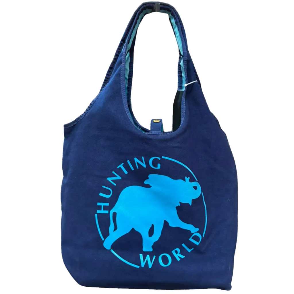 Hunting World Borneo Reversible Tote Bag Navy Blue