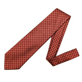 Brooks Brother Weave Pattern Red Tie