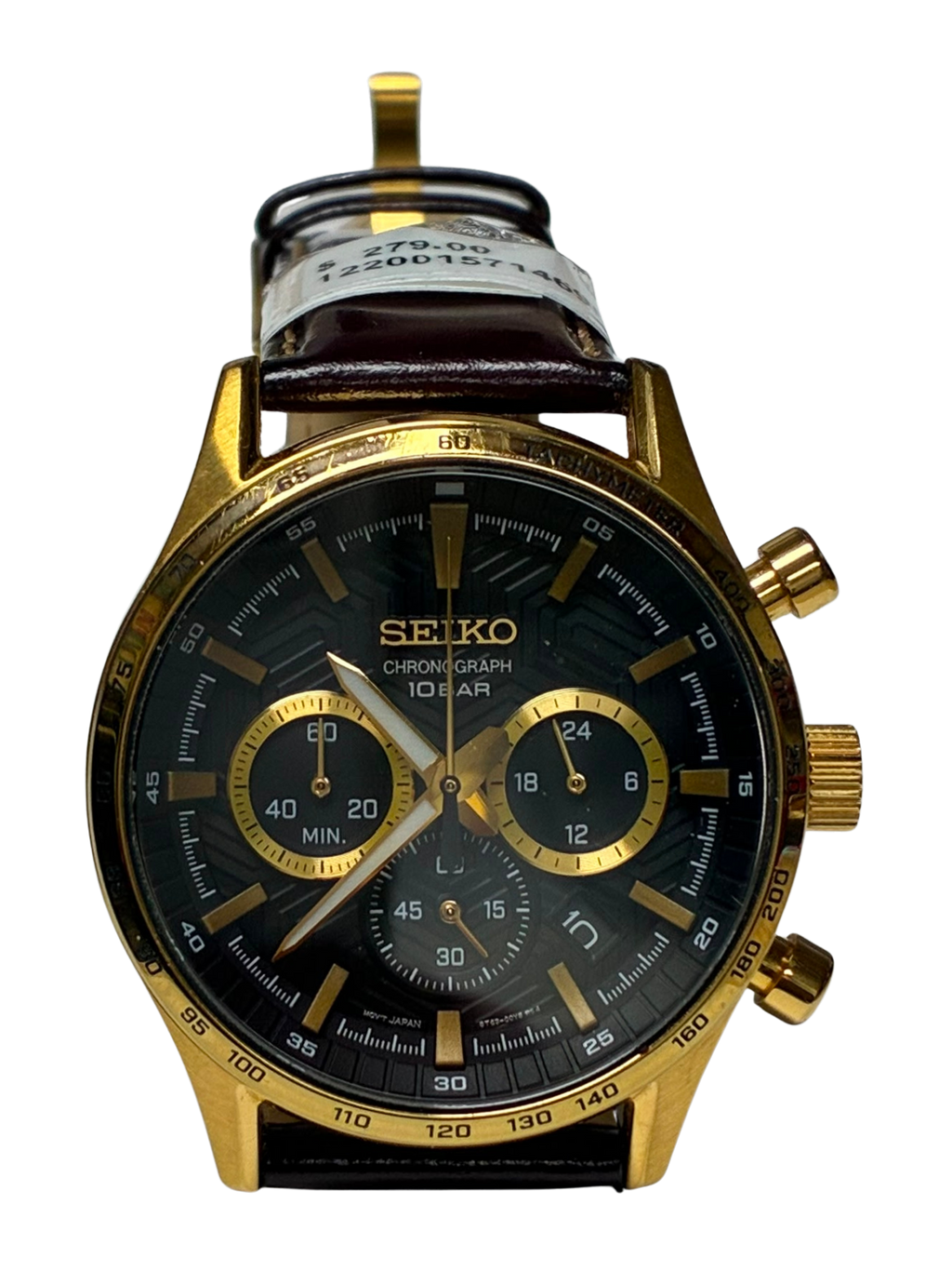 Seiko Chronograph 10 BAR Mens Watch