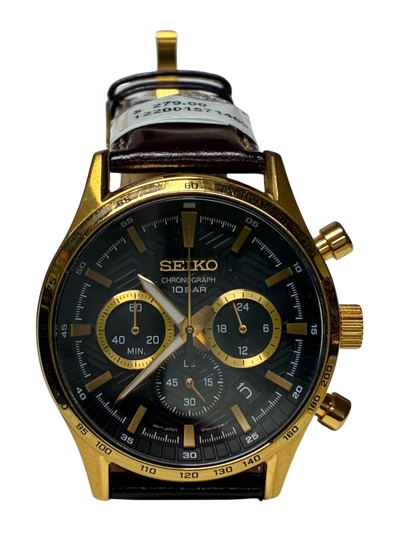 Seiko Chronograph 10 BAR Mens Watch