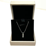 750WG Trilogy Diamond Necklace