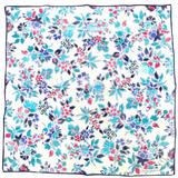 YSL Blue Flower Handkerchief