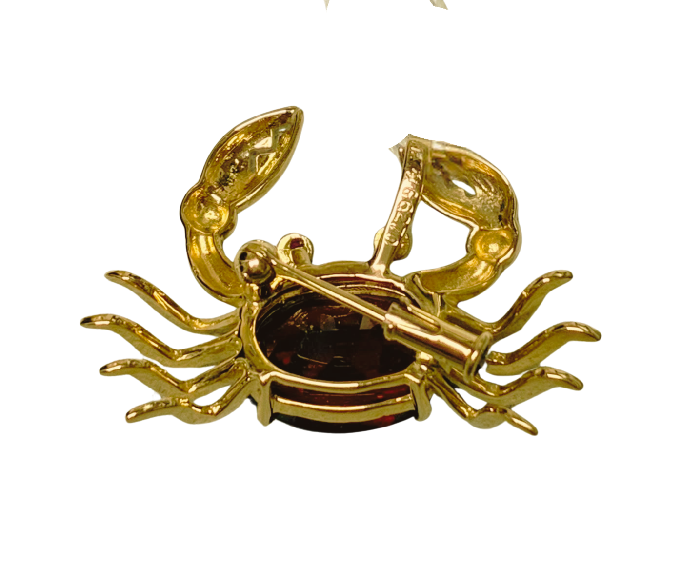 750YG 6.27G Garnet And Ruby Brooch 6.9G