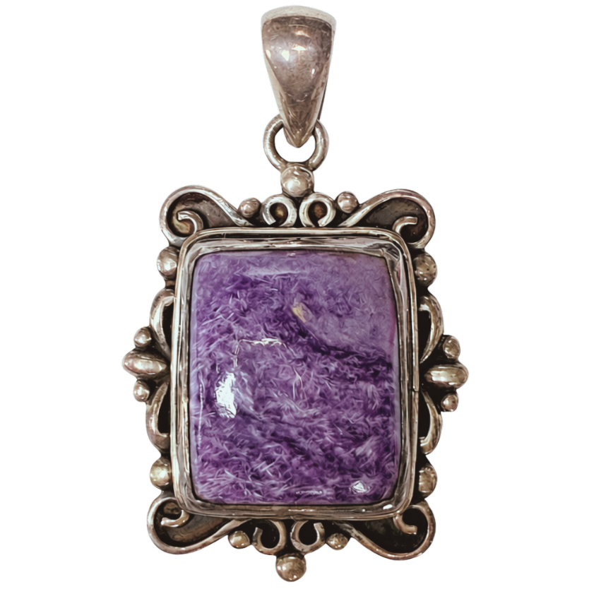 925 Silver Purple Gemstone Set Main image