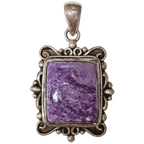 925 Silver Purple Gemstone Set