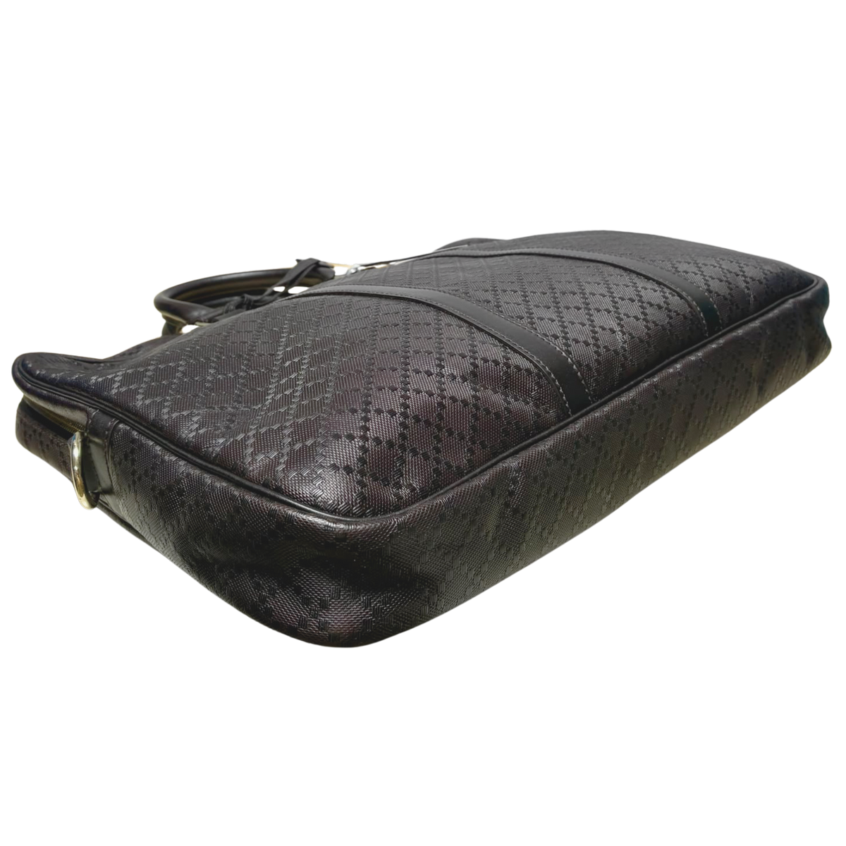 Gucci 208468 001998 Diamante Leather Briefcase