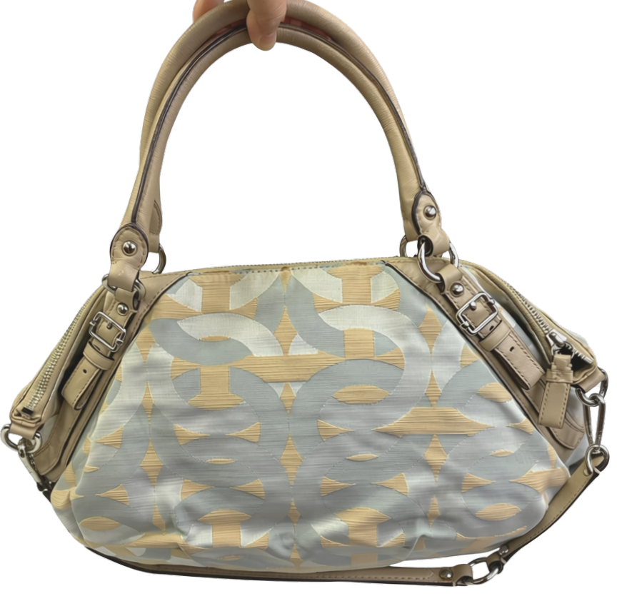 Coach 17075  Madison Dotted Op Art Large Sophia Satchel