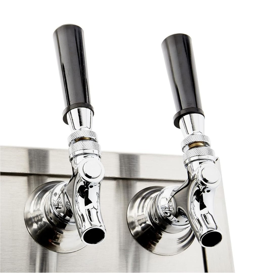 Bev Rite Stainless Steel 4 Faucets Draft Beer Kegerator T Tower